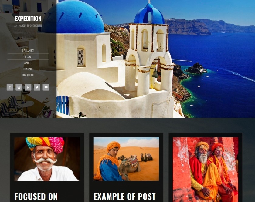 Expedition Photography WordPress Theme