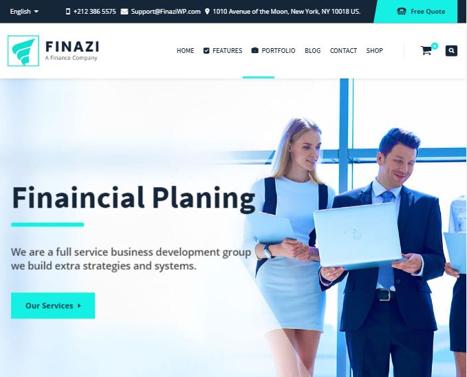 Finazi Business & Finance WordPress Theme