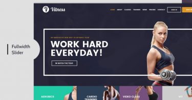 Gym & Fitness WordPress Themes