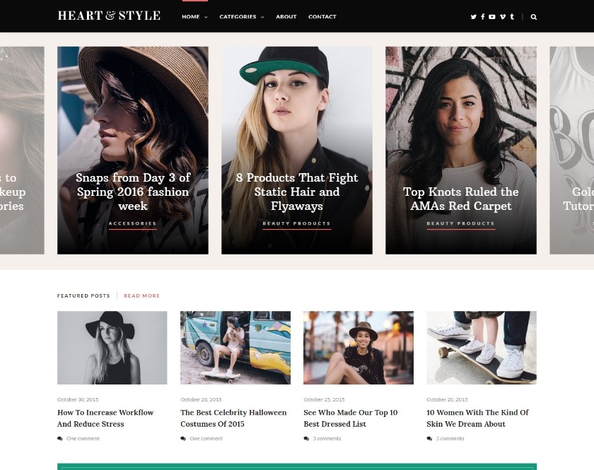 Heart & Style Fashion WordpPress Theme