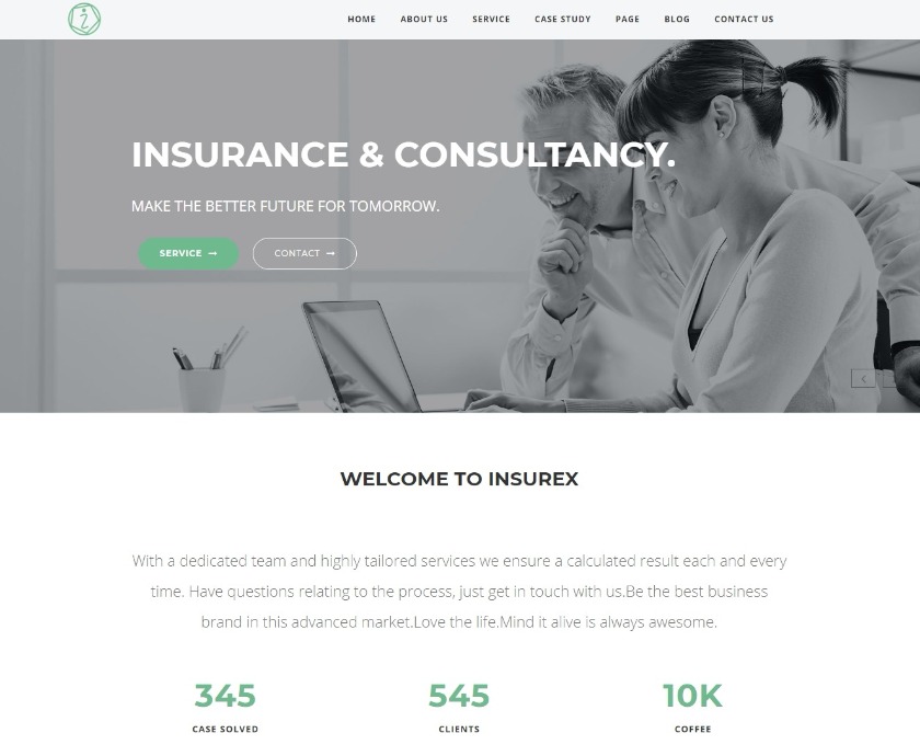 Iasion Insurance Agency WordPress Theme