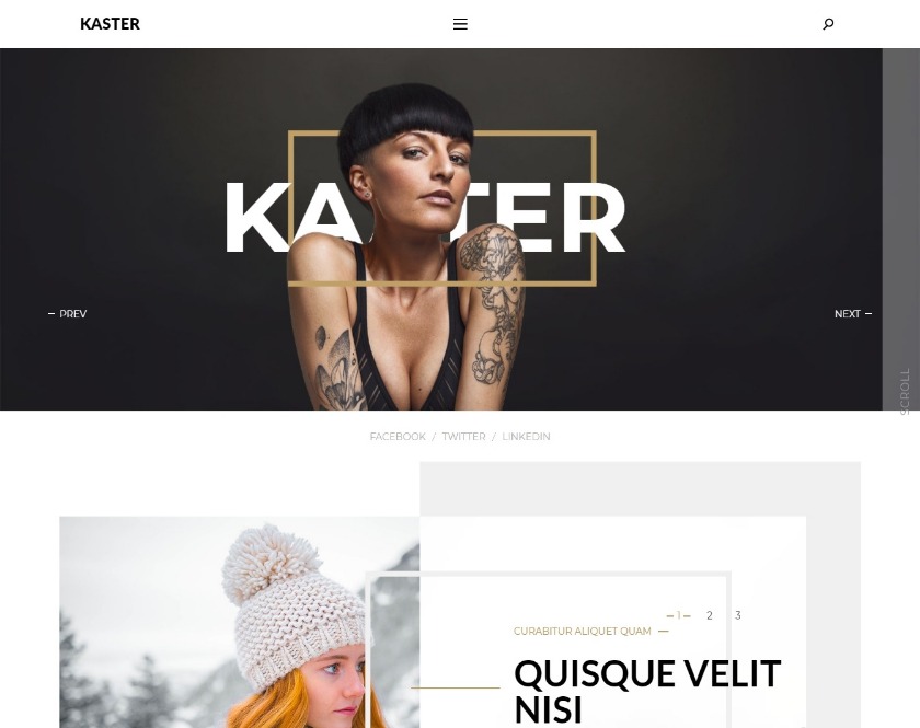 Kaster Creative, Blog, Portfolio WordPress Theme for Artists, Agencies, Freelancers & Photographer