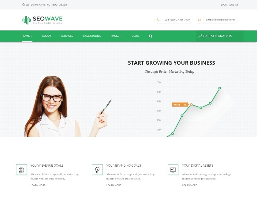 Seo wave Seo & Marketing WordPress Theme