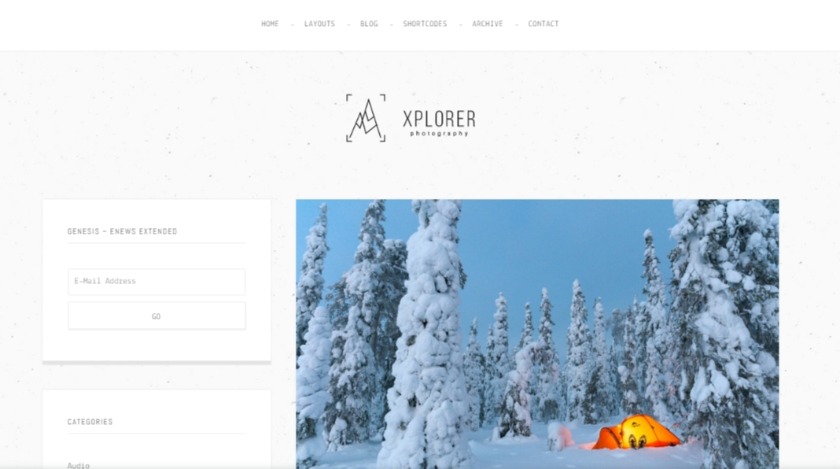 Xplorer Premium Portfolio WordPress Theme