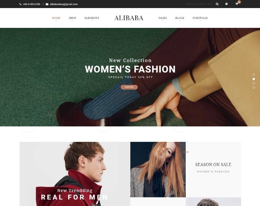 Alibaba Furniture WooCommerce WordPress Theme