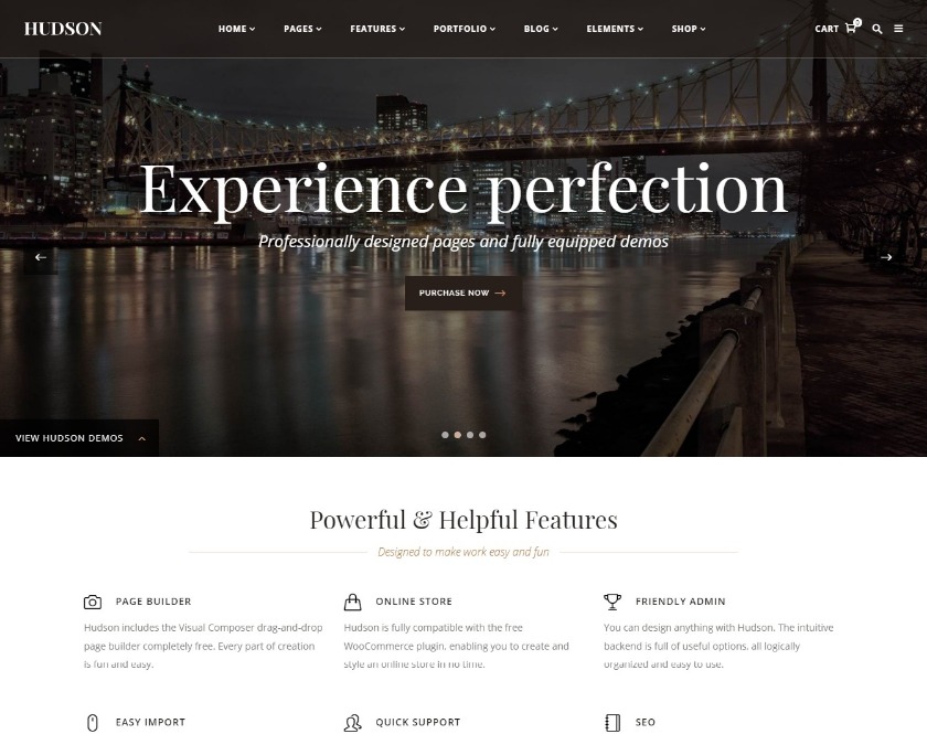 Hudson Advanced WordPress Theme