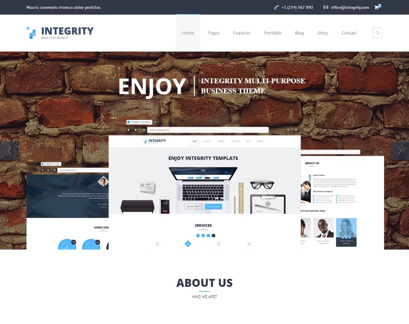 Integrity Business Woocommerce WordPress Theme