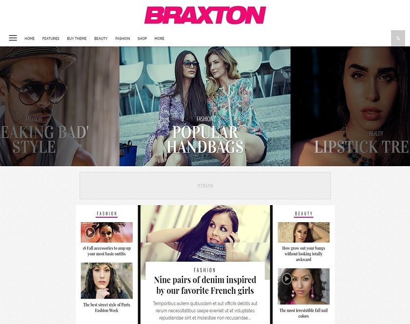 Braxton - Premier Magazine WordPress theme
