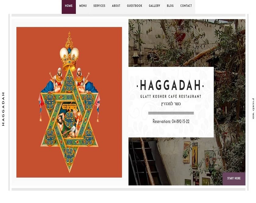Haggadah - Kosher Cafe Restaurant WordPress Theme
