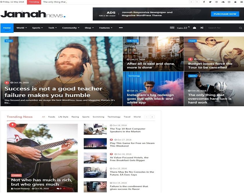 Jannah News - Newspaper Magazine News AMP Buddy Press WordPress Theme
