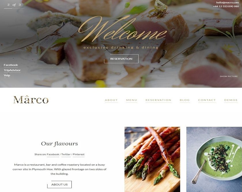 Marco - Cutting-edge, Remarkable and Profoundly practical WordPress theme 