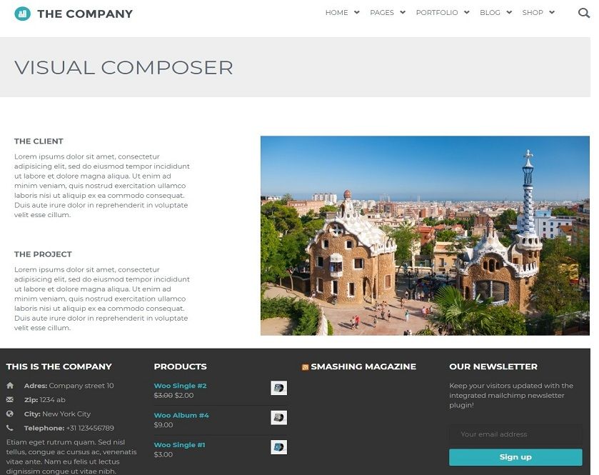 The Company - Multipurpose WordPress theme