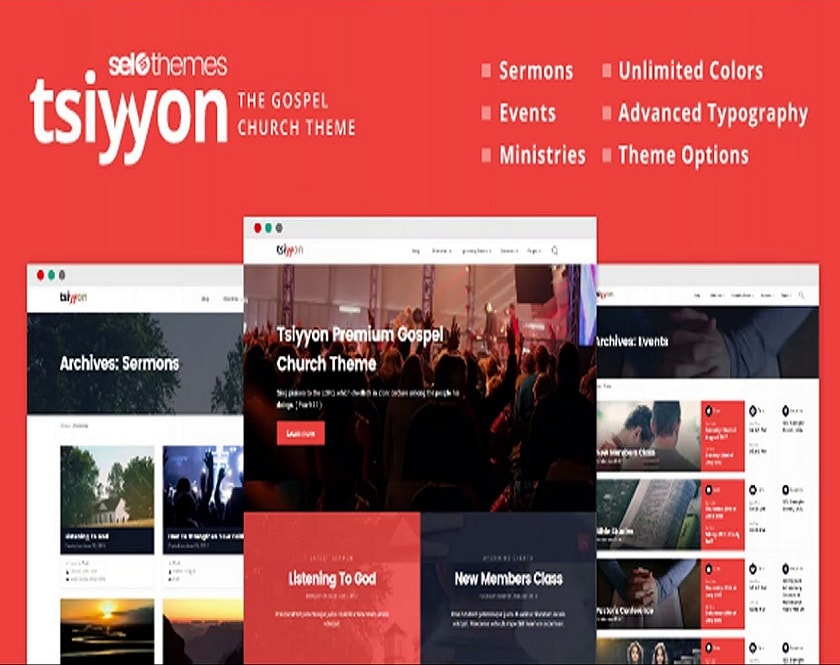 Tsiyyon - WordPress theme for gospel holy places